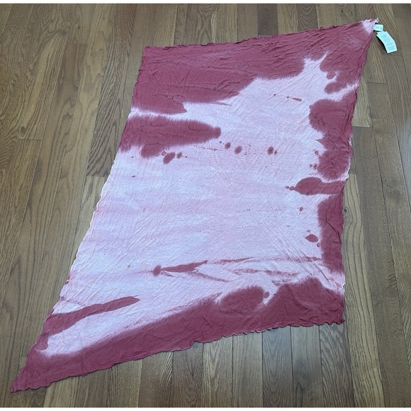 EILEEN FISHER Pink Viscose Cashmere Ombre Angled Scarf NWT